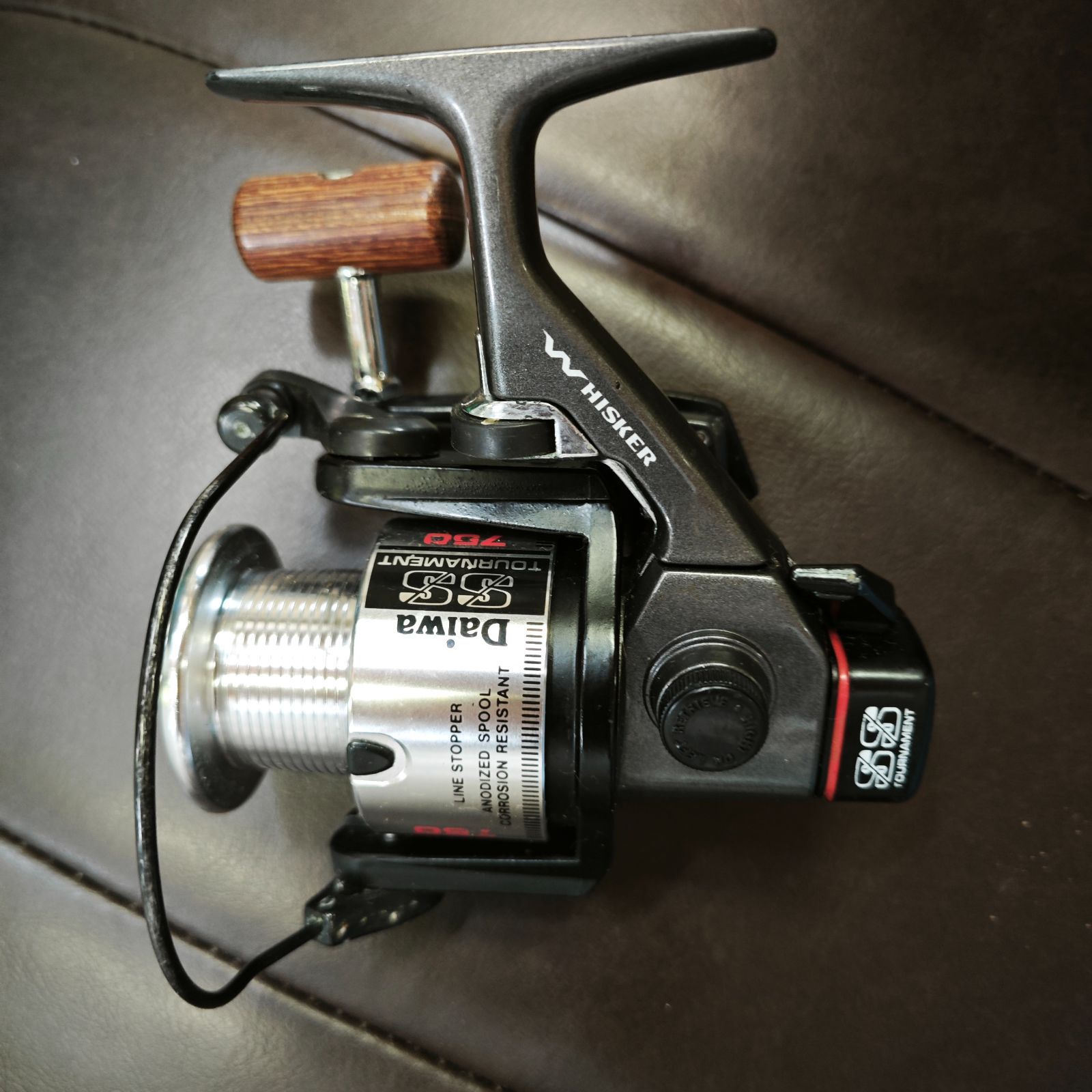 ダイワ ウイスカー トーナメント SS-750 スピニングリール オールド