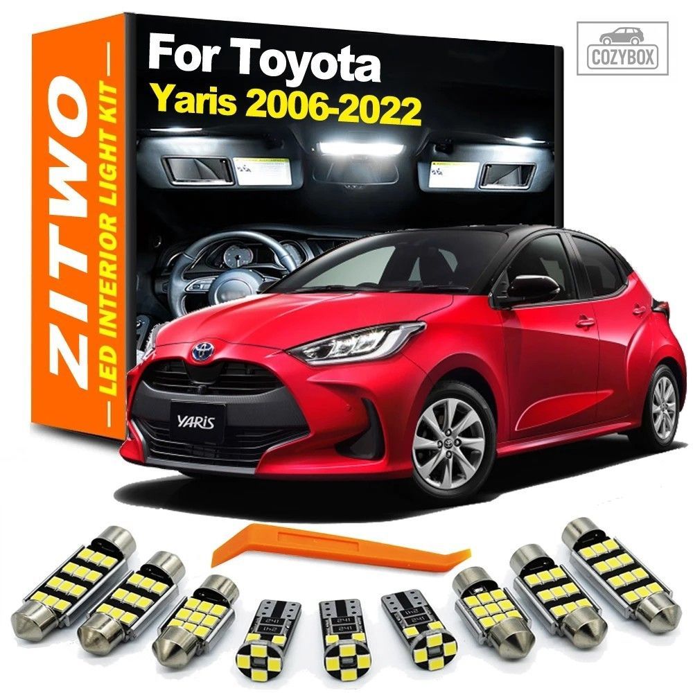 LED インテリアドームマップ電球キット トヨタ ヤリス 2006-2013 2015 2016 2018 -