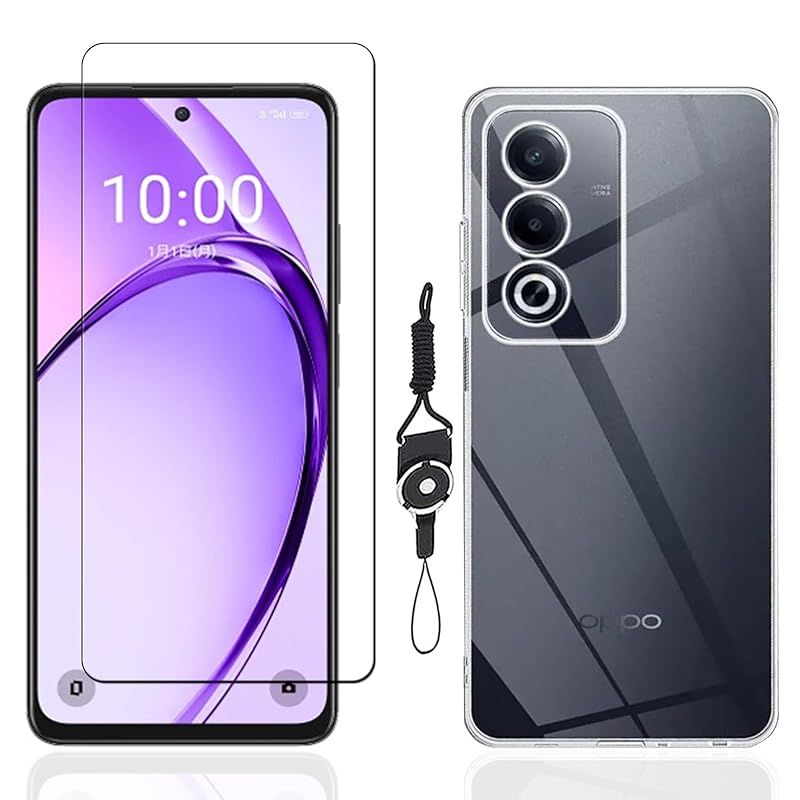 新品】 【1枚フィルム +ケース TPU+携帯ストラップ 付属】For OPPO A3
