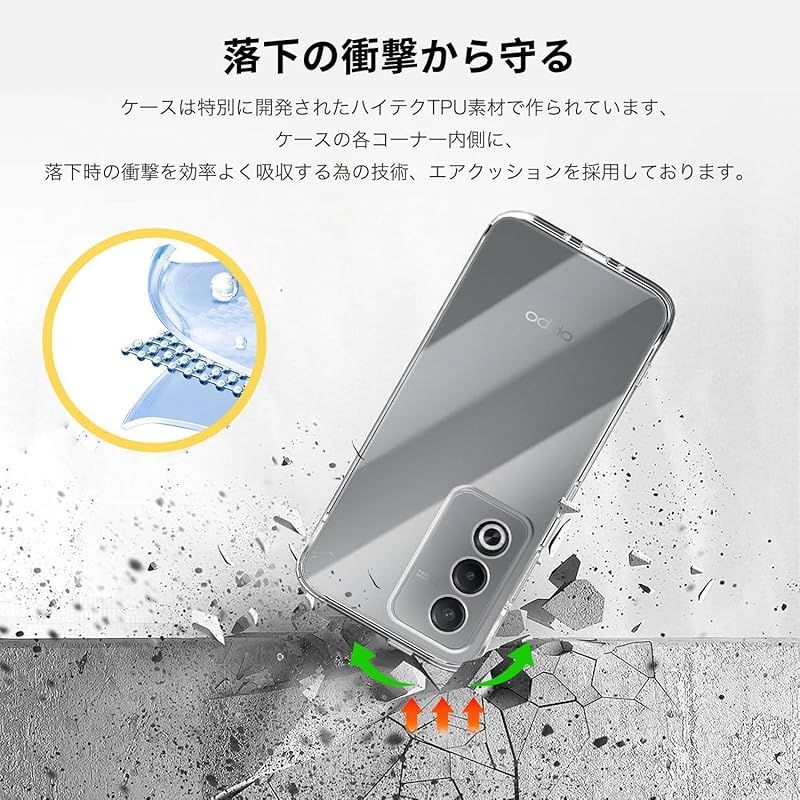 新品】 【1枚フィルム +ケース TPU+携帯ストラップ 付属】For OPPO A3