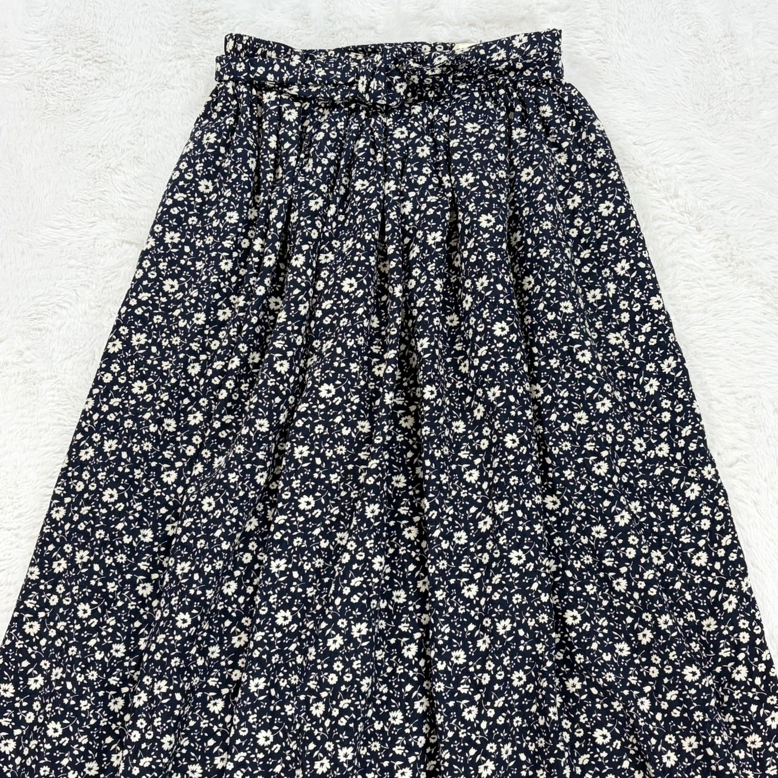 日本製 Lois CRAYON ロイスクレヨン スカート ボタニカル 花柄 総柄