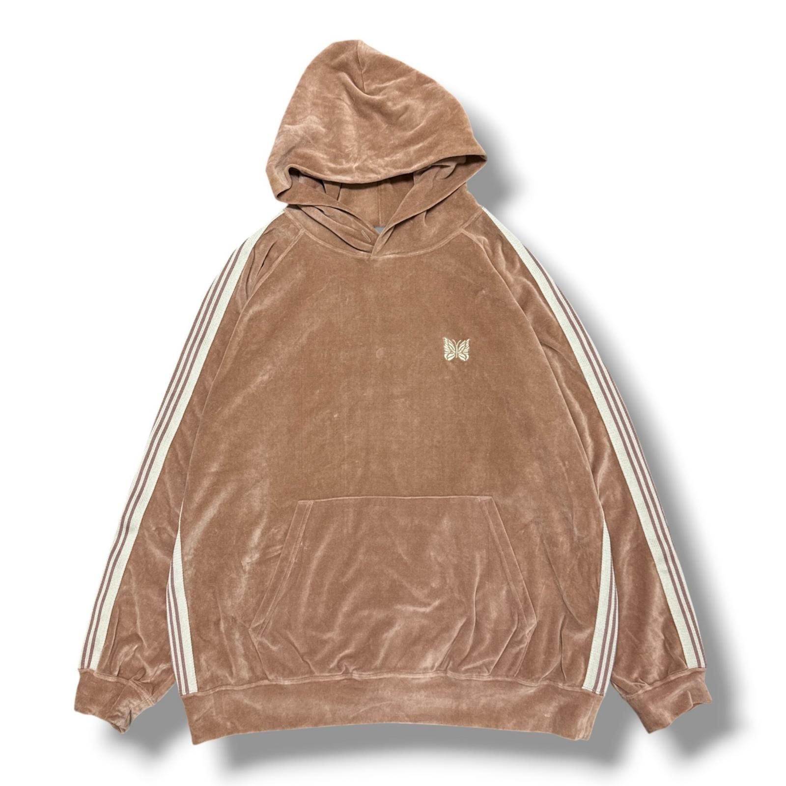 needles ニードルズ　フーディー　ベロアパーカー Needles Track Hoody - C/Pe Velour ベロアトラックフーディー
