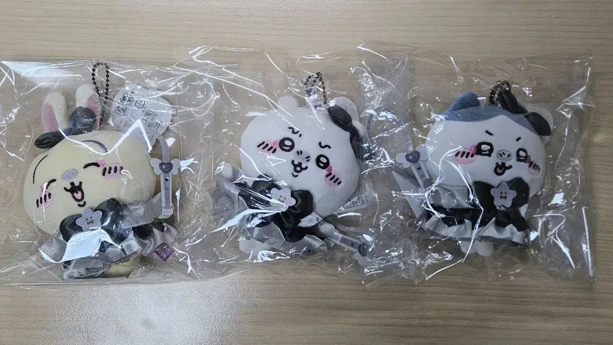 (まとめ) ちいかわ 超まじかる 闇堕ち マスコット ぬいぐるみ ハチワレ うさぎ