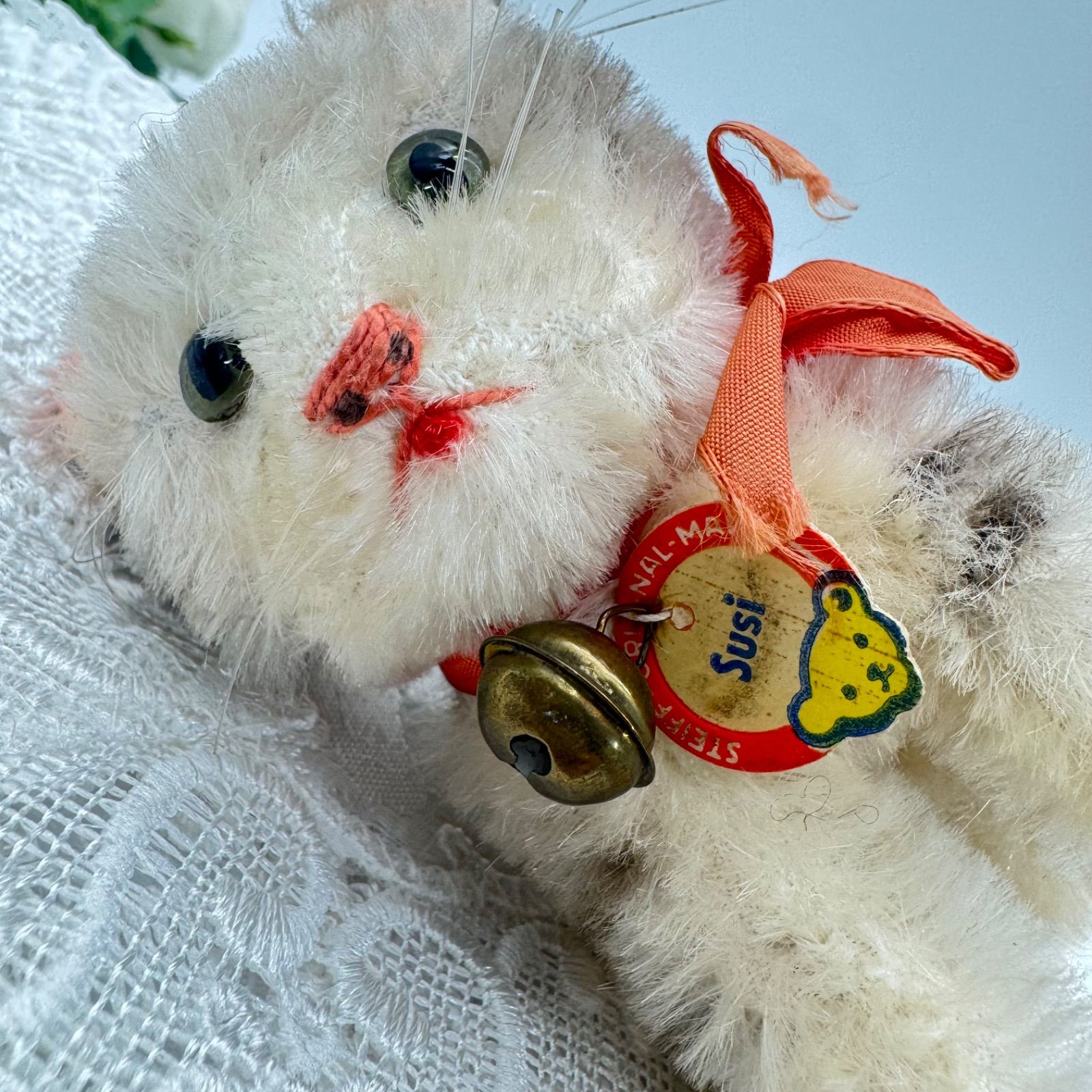 送料無料☆シュタイフ☆Susi Cat 10cm☆最小サイズ/ネコのスージー