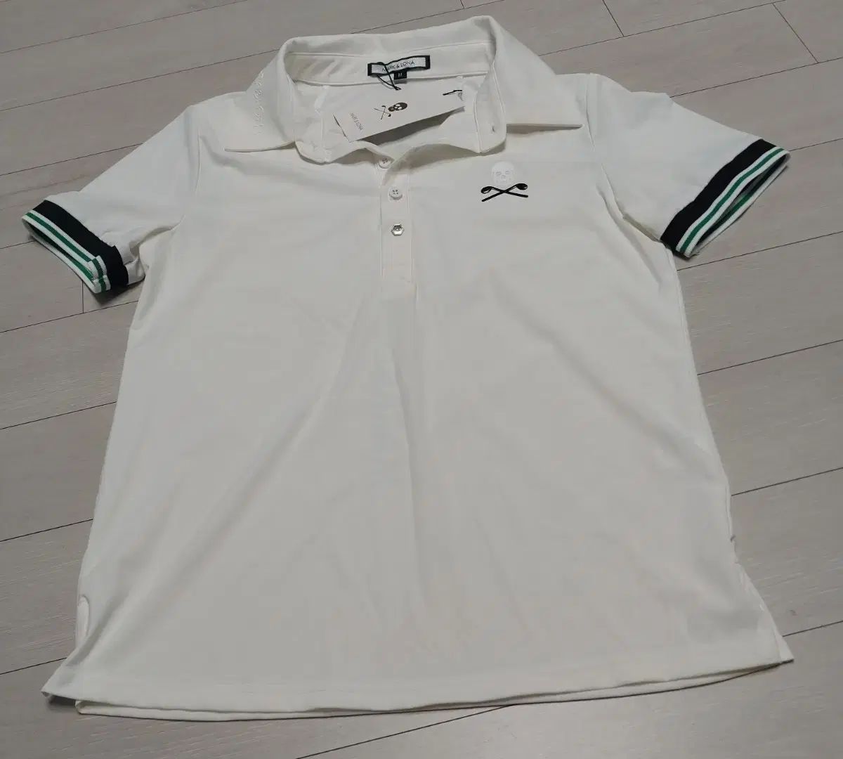 MARK & LONA マークアンドロナ 白 メンズ ゴルフ半袖Tシャツ M 新品