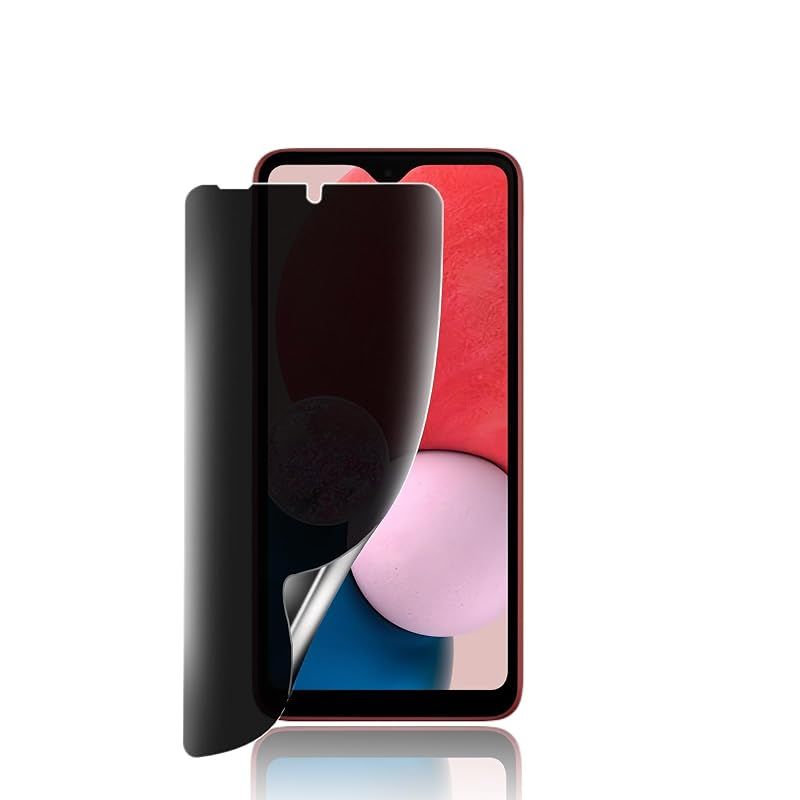 【新品】 Galaxy A23 5G 覗き見防止フィルム【ガイド枠付き】TPU素材 浮き防止/気泡レス/キズ修復/浮き防止//ケースに干渉しない/全面保護 ギャラクシーA23 SCG18 SC-56C 保護フィルム【指紋認証対応 1枚入り】