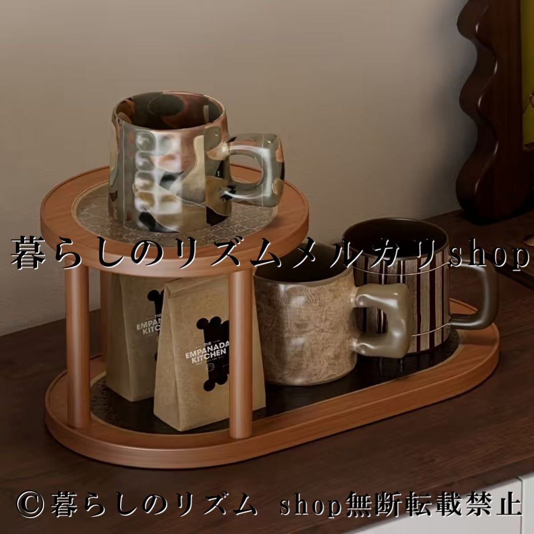デスクトップ オーナメント スタンド 二段 アクリル棚 卓上ラック 玄関収納 キーオーガナイザー メガネ 時計 水筒 ディスプレイスタンド 収納トレイ 小物置き 玄関棚 玄関用ラック リビング デスク周り 整理整頓 収納ラック ユーティリティラック おしゃれ