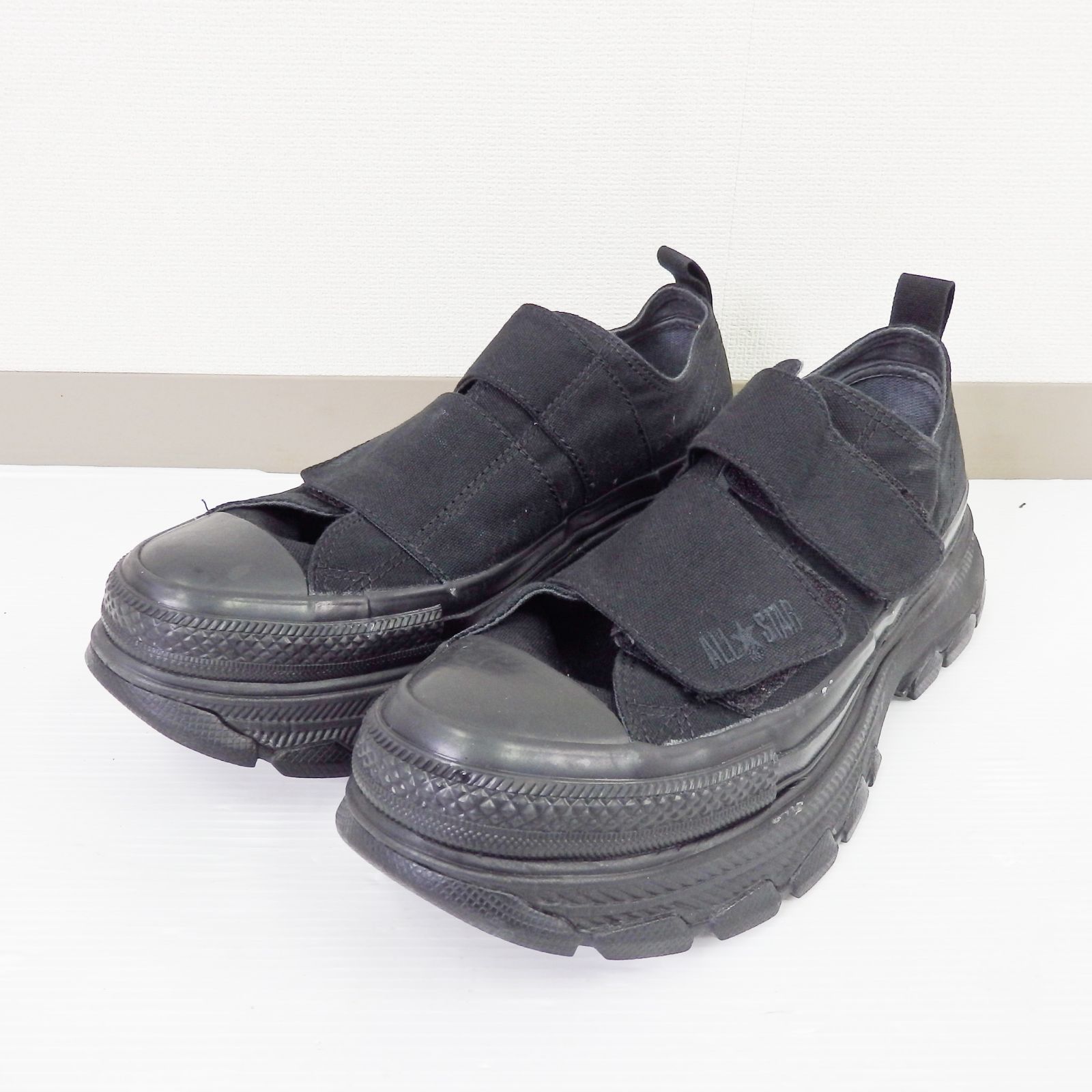CO5609 converse コンバース ALL STAR オールスター スニーカー 27.5cm 1SE546 TREKWAVE V 2 OX ローカット 厚底 ベルクロ