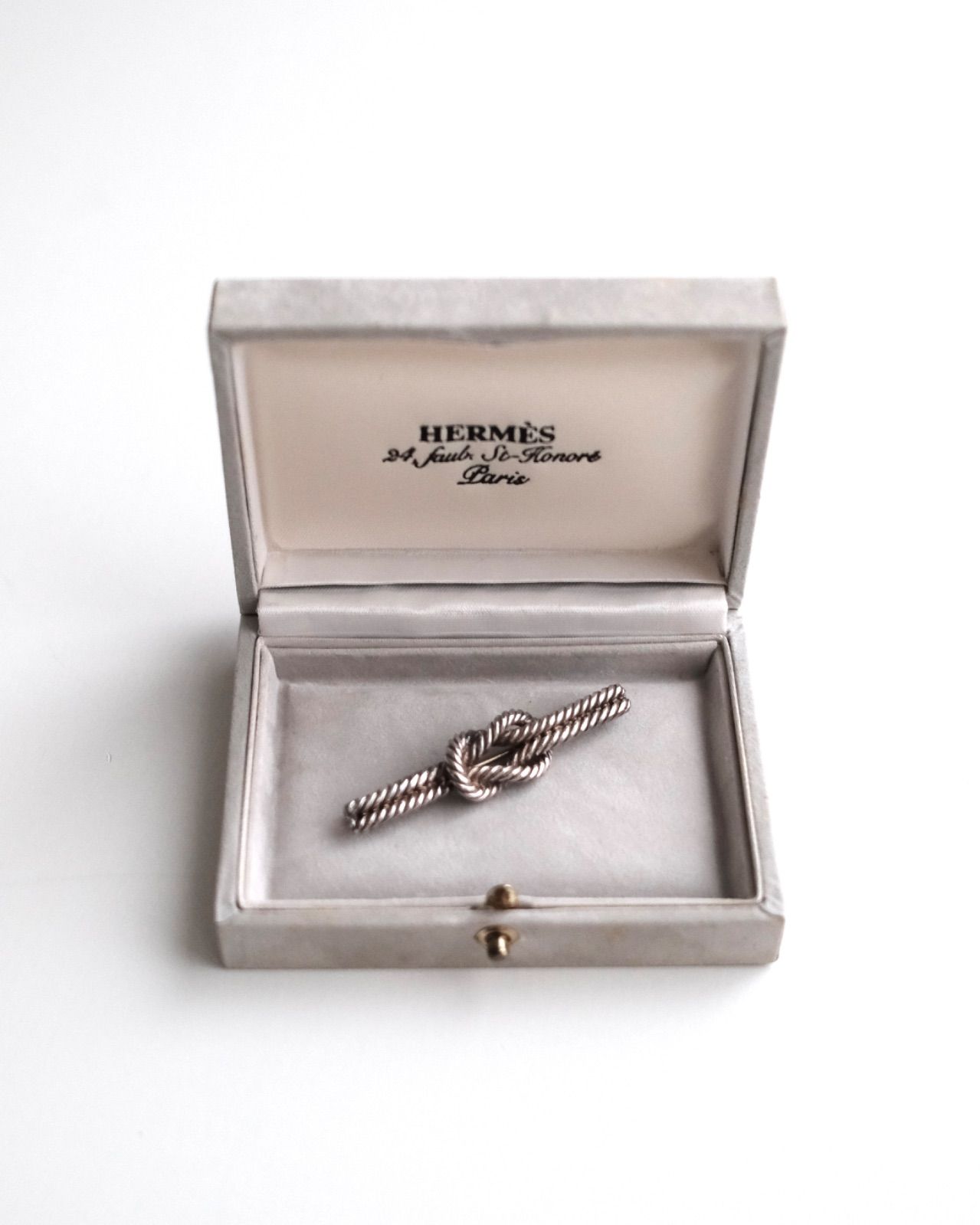 1970s Hermes Audierne silver broach ヴィンテージ エルメス シルバー オーディエルヌオーディエンヌ ブローチアクセサリーオールド