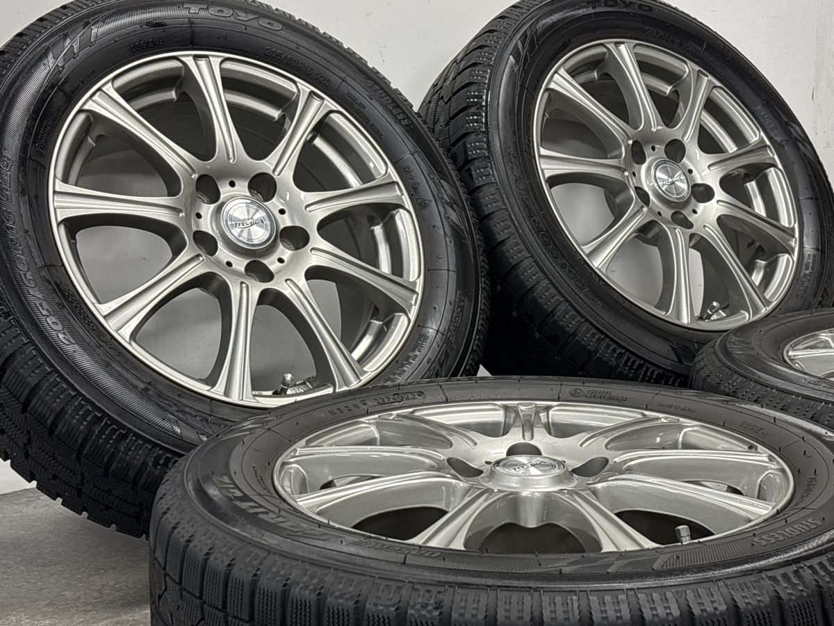 バリ溝】DOS 16in 6.5J +40 PCD114.3 トーヨー ガリット GIZ 205/60R16