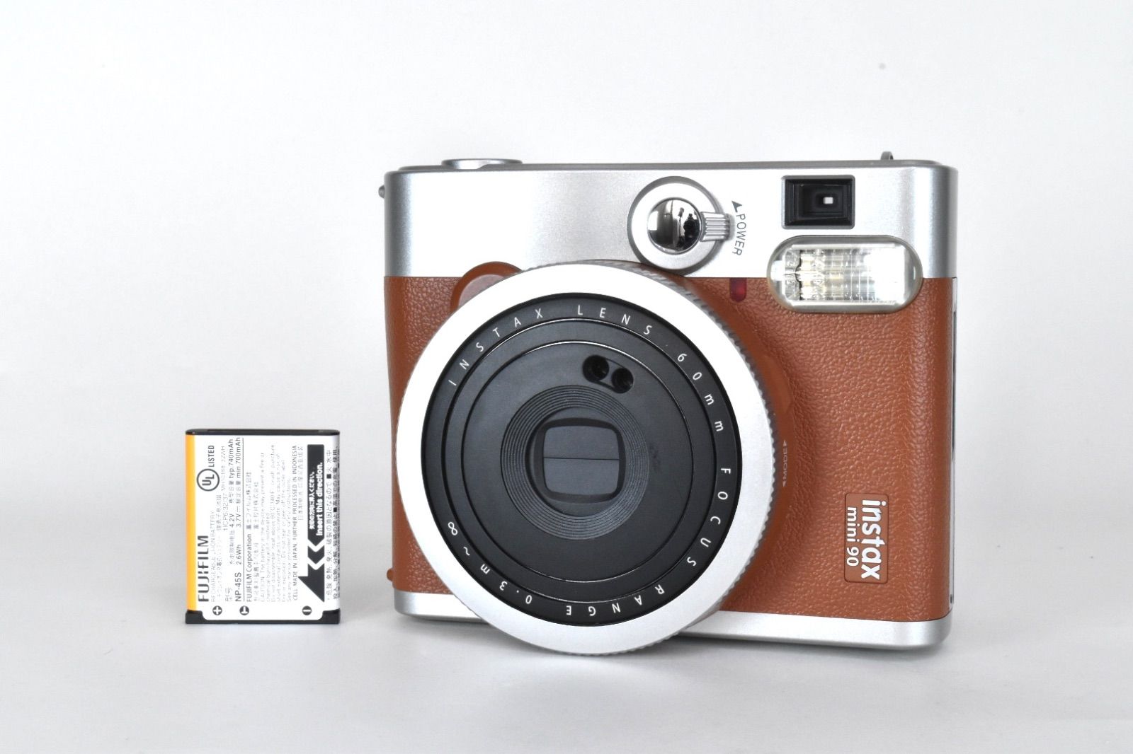 FUJIFILM instax mini90 インスタントカメラ チェキ ブラウン