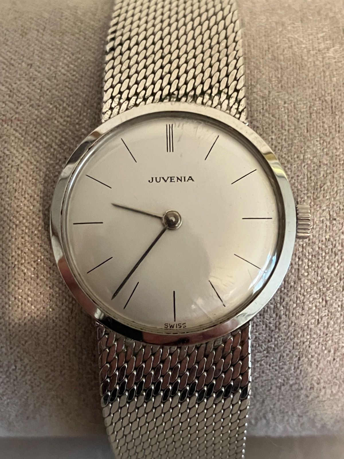 稼働★JUVENIA ジュべニア 手巻き レディース 腕時計 アンティーク