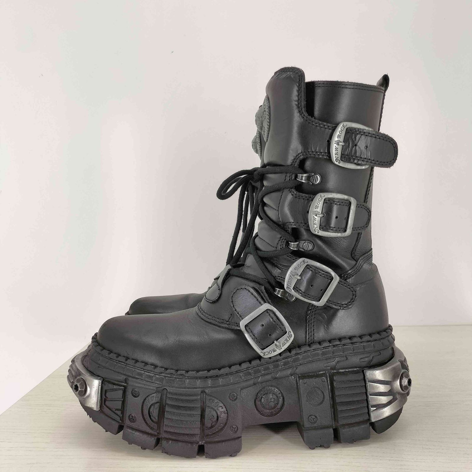 ニューロック NEW ROCK M-WALL373-S3 ダッドソール レースアップブーツ