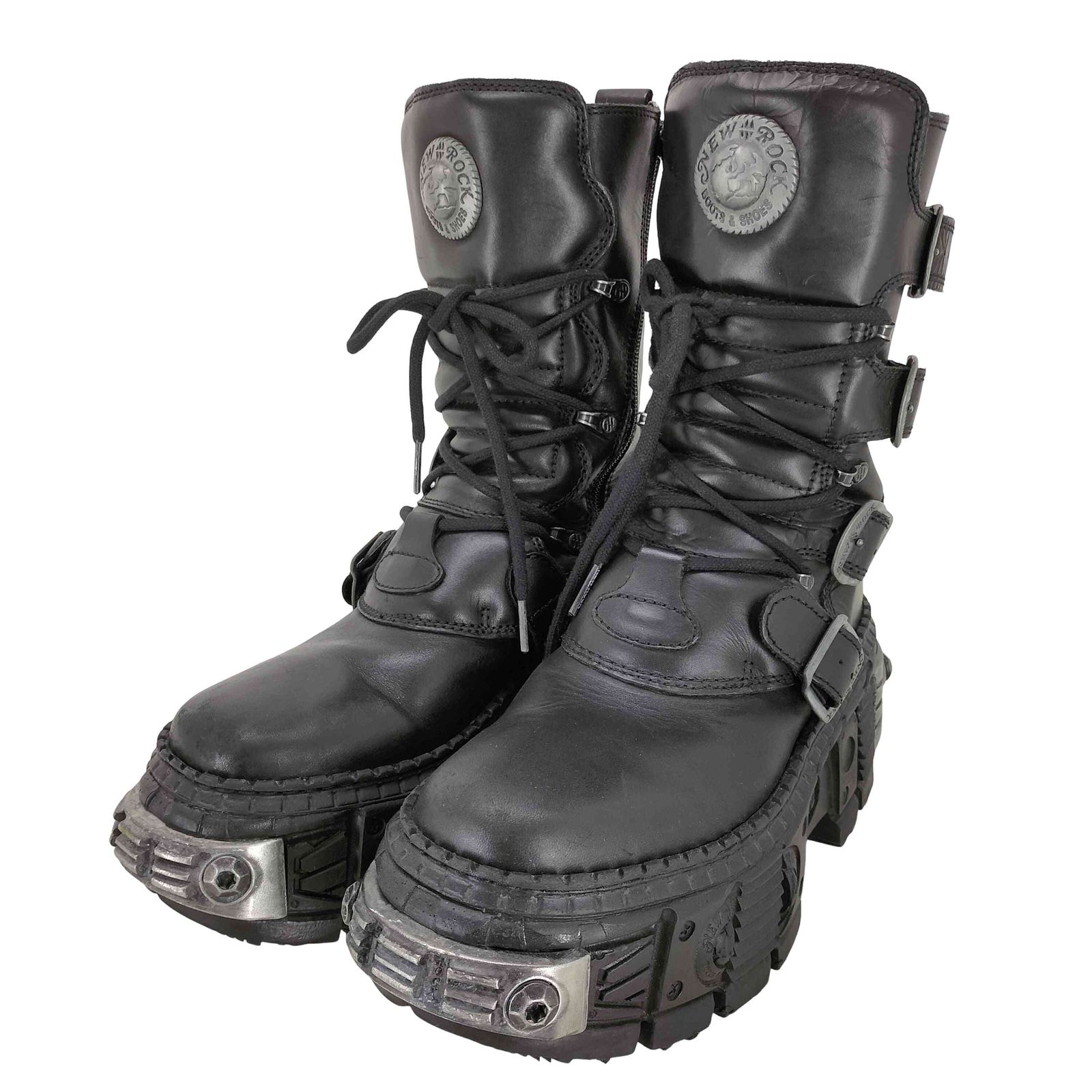 ニューロック NEW ROCK M-WALL373-S3 ダッドソール レースアップブーツ