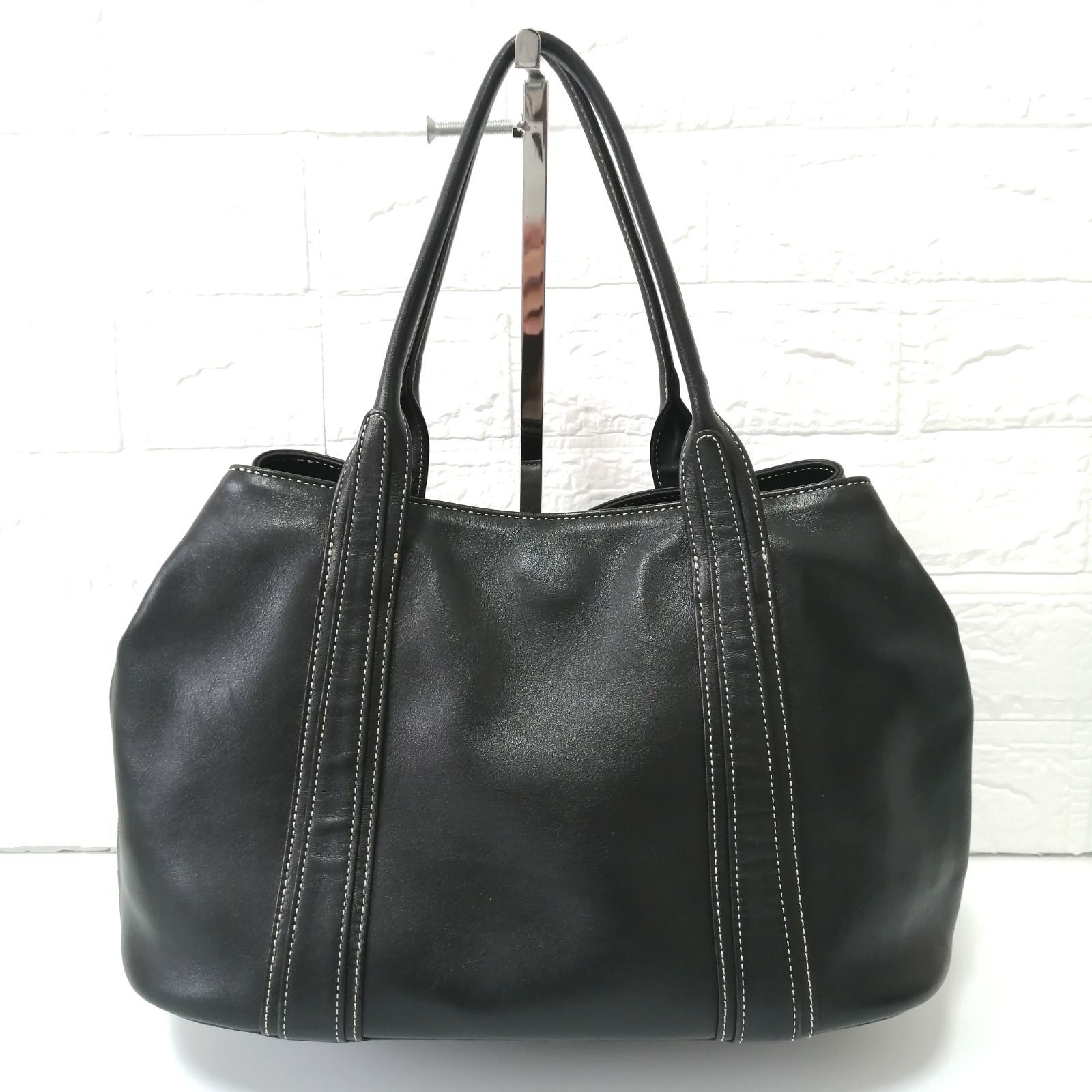 ✨美品✨　キタムラ　Kitamura　ハンドバッグ　レザー　ブラック　453