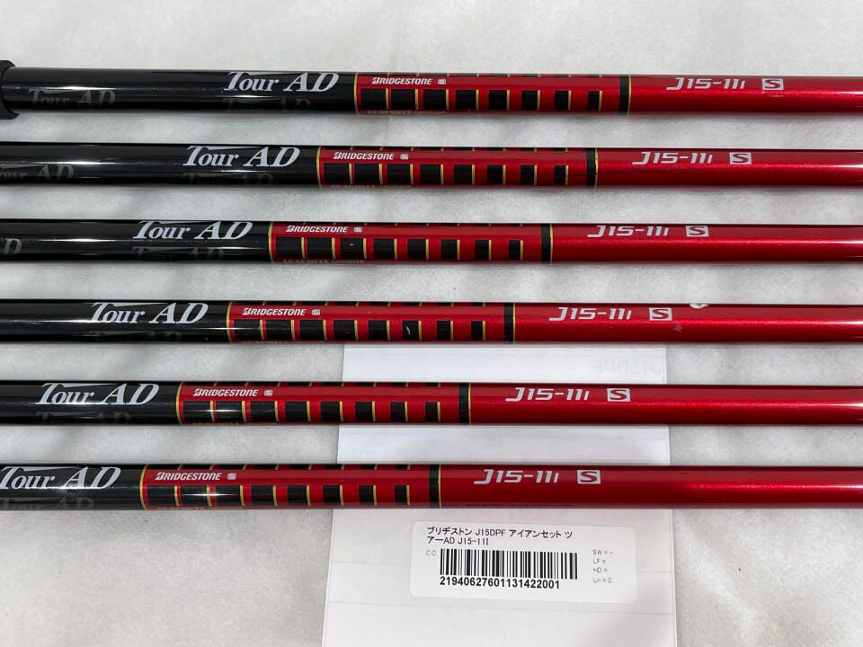 ブリヂストン J15DPF ツアーAD J15-11I Sフレックス アイアンセット