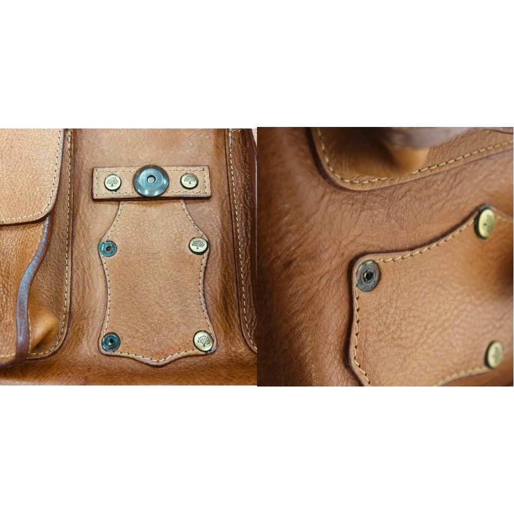 マルベリー Mulberry ハンドバッグ ミニボストン ロゴ レザー ワン