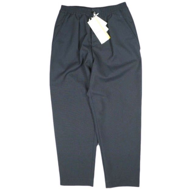 MARNI マルニ 23SS Wool Tropical 1-Pleat Trousers ウールトロピカル1プリーツテーパードパンツ PAMA0317U2 TW839 40 NAVY(00B99) 定価97,900円 イージー ボトムス g25778