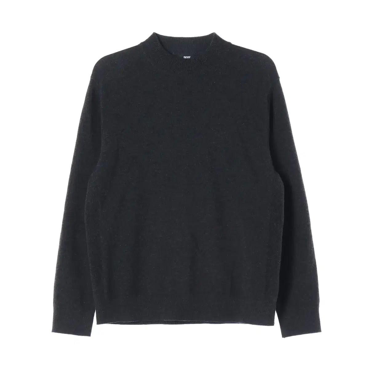 ディケイエヌワイ DKNY 23FW カシミア ハーフネック ニット セーター ダークグレー