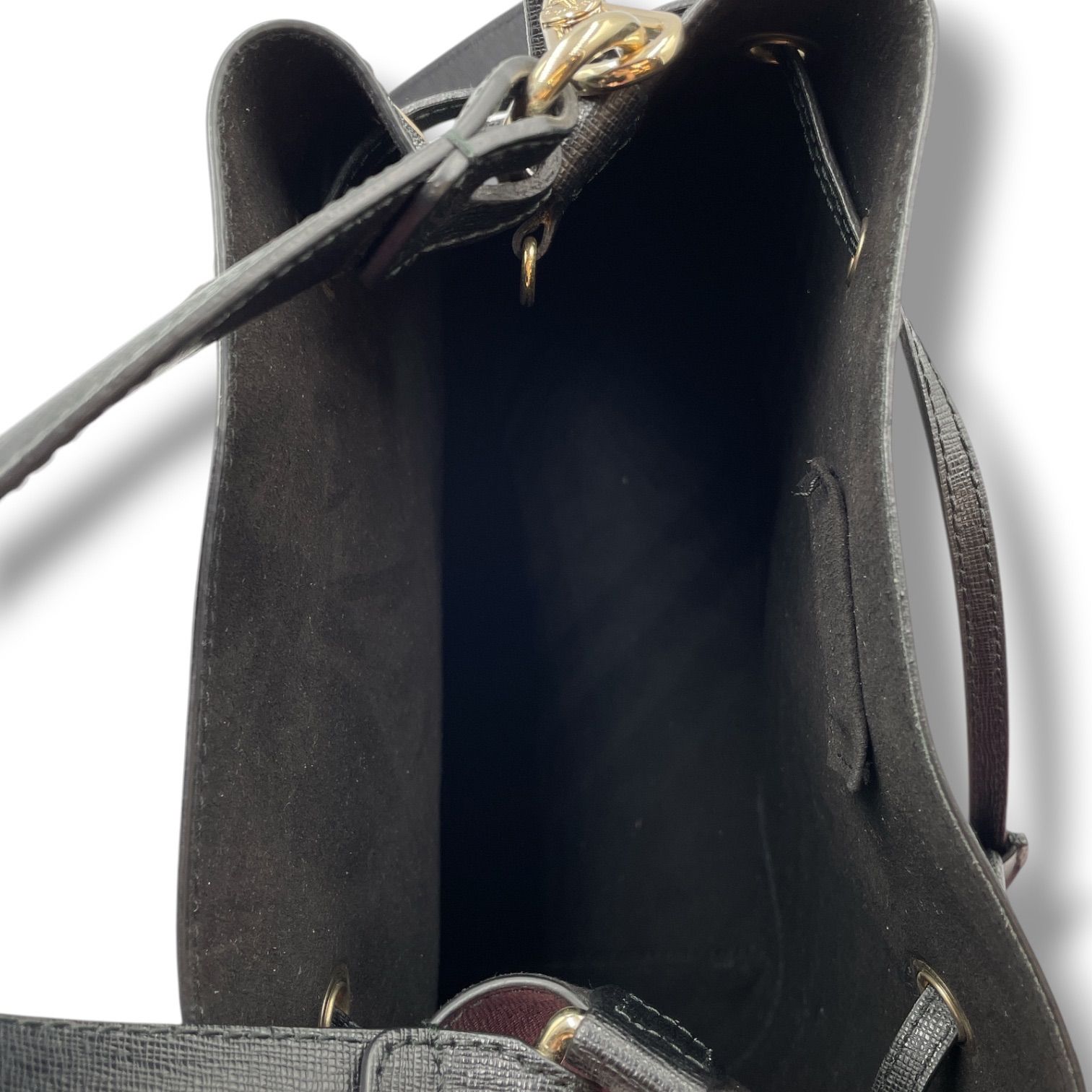 FURLA フルラ 2way ショルダーバッグ ハンドルバッグ 巾着 レザー