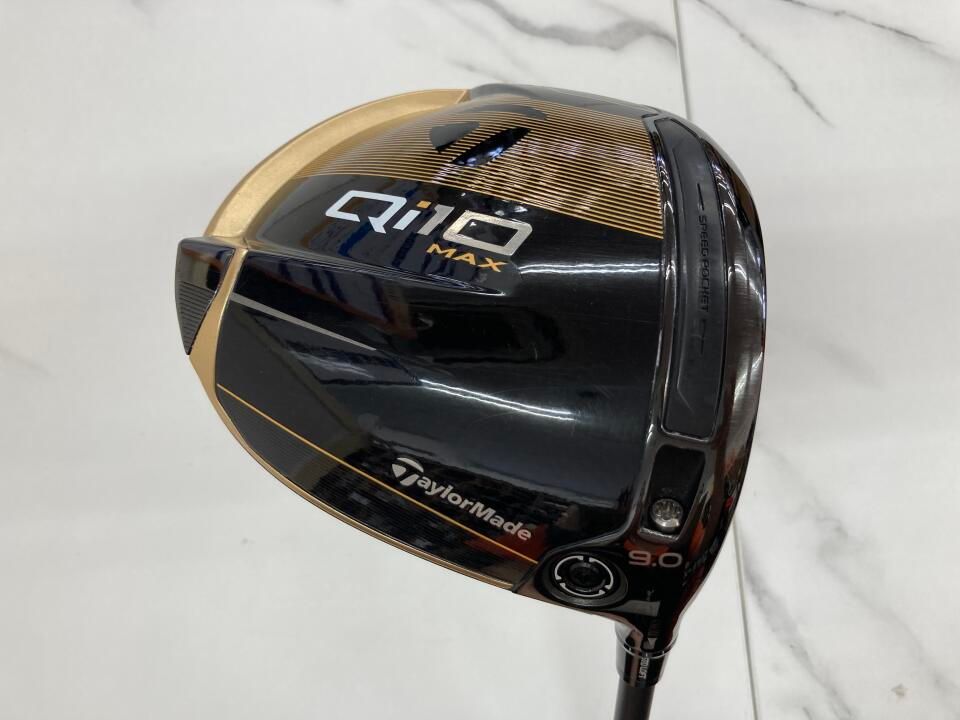 テーラーメイド　Qi10 MAX DESIGNER SERIES Black/Gold　9度　ﾃﾞィｱﾏﾅ TM 60　Sフレックス　ドライバー　中古　ゴルフドゥ！大宮丸ヶ崎店【最短即日発送】