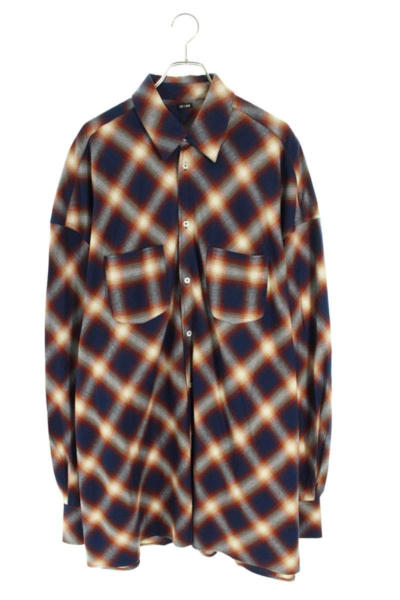 レシス 25AW BIAS MEGA FLANNEL バイアスチェックオーバーサイズ長袖
