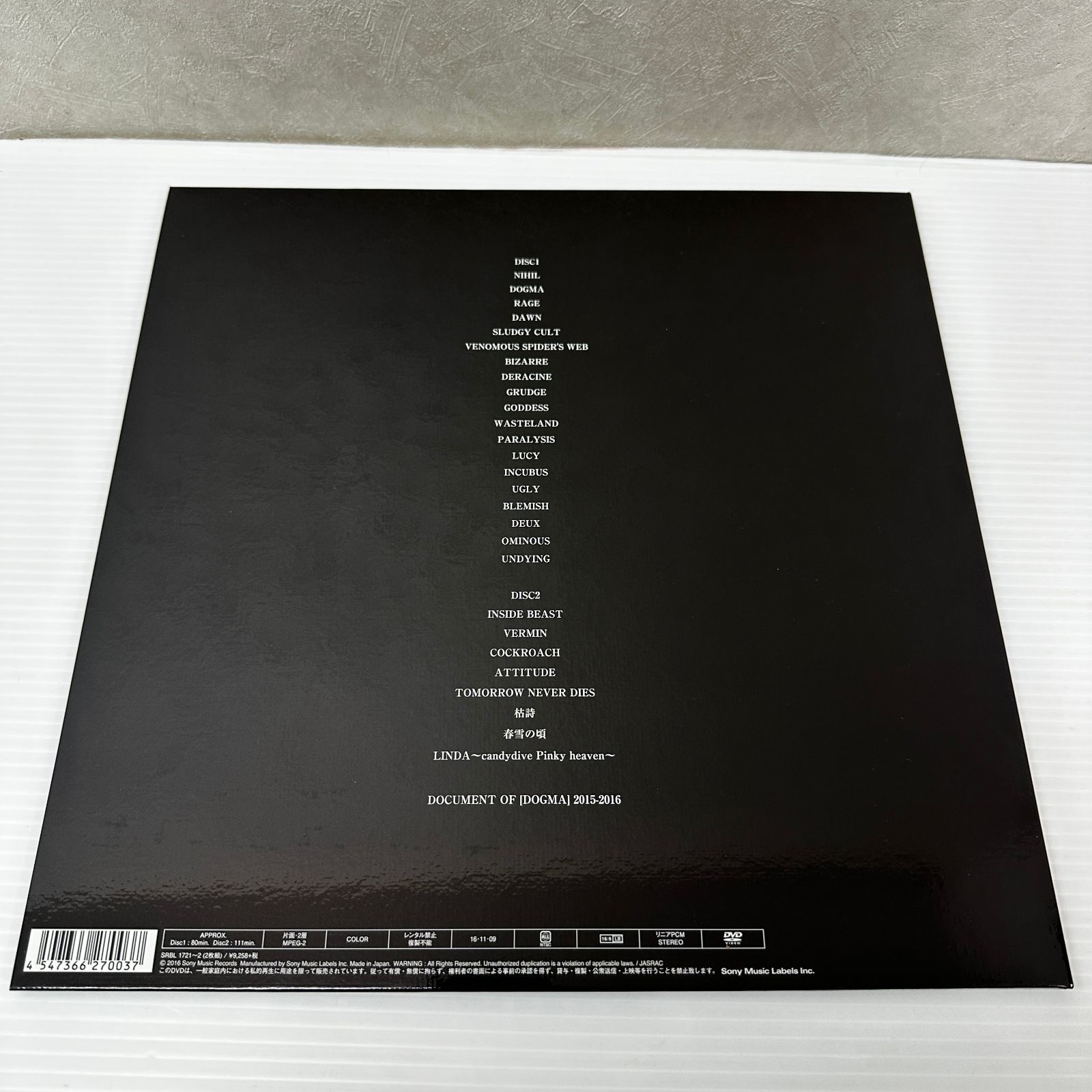 DVD] the GazettE LIVE TOUR 15-16 DOGMATIC FINAL -漆黒ー LIVE AT