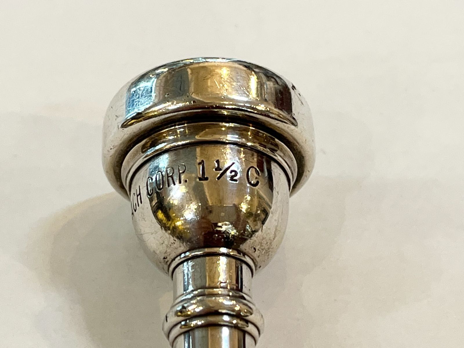 バック トランペットマウスピース ニアピリオド 1-1/2C 【中古