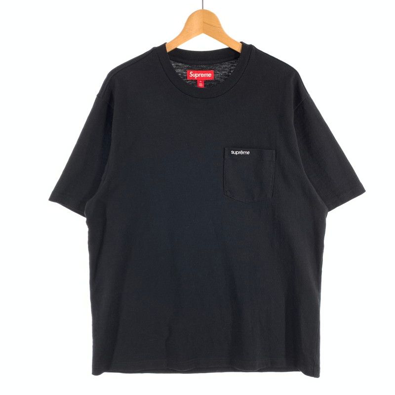 中古品】 SUPREME 22SS CLASSIC LOGO POCKET TEE シュプリーム