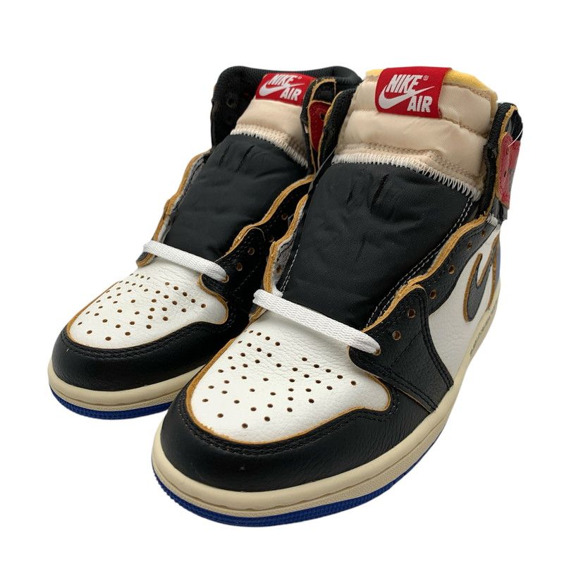 【中古美品】 NIKE×UNION×FRAGMENT DESIGN IO7847-002 AIR JORDAN 1 HIGH OG フラグメントデザイン × ユニオン × ナイキ エアジョーダン1 ハイ 【166-260628-gm-29-fuz】