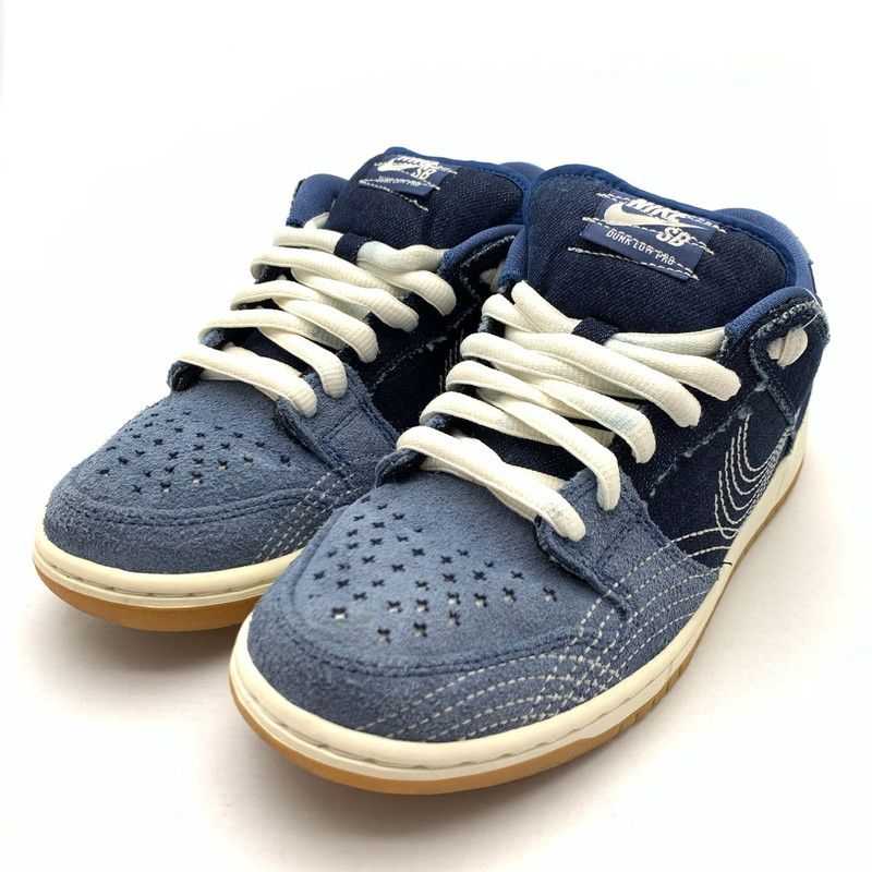 【中古品】 NIKE SB CV0316-400 DUNK LOW ”SASHIKO” ナイキ SB ダンク ロー 