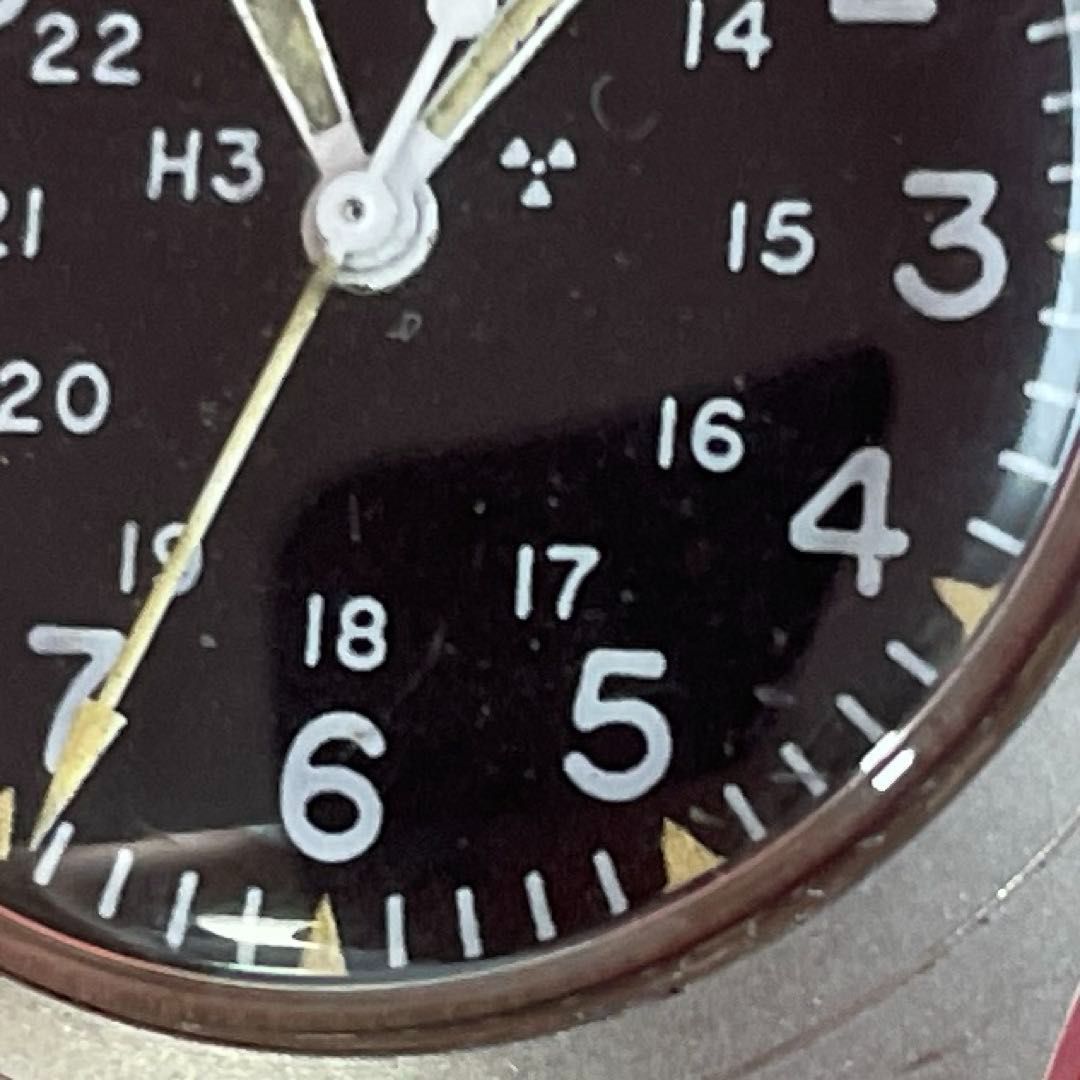 HAMILTON MIL-W-46374B 1979年製 アメリカ軍官給品 H3表記 手巻き 実物
