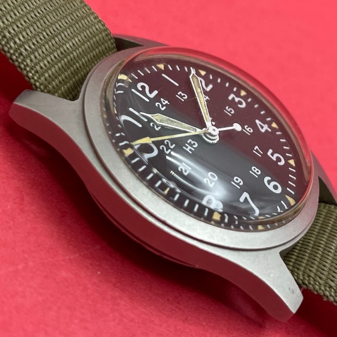 HAMILTON MIL-W-46374B 1979年製 アメリカ軍官給品 H3表記 手巻き 実物