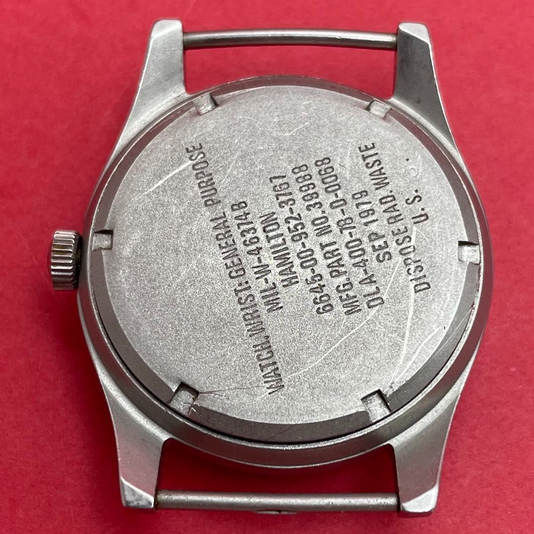HAMILTON MIL-W-46374B 1979年製 アメリカ軍官給品 H3表記 手巻き 実物