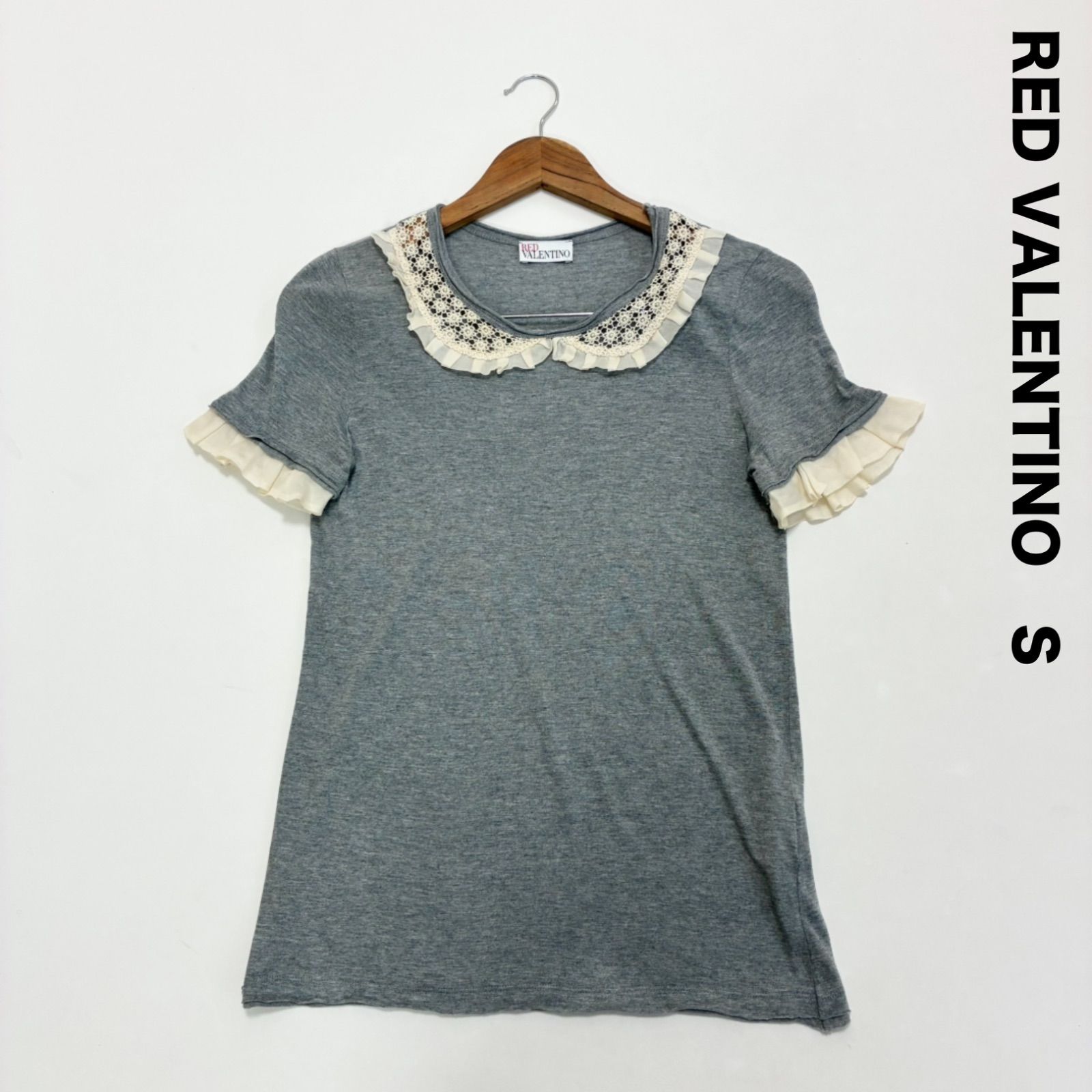 RED VALENTINO レッドヴァレンティノ☆カットワークレース&フリル