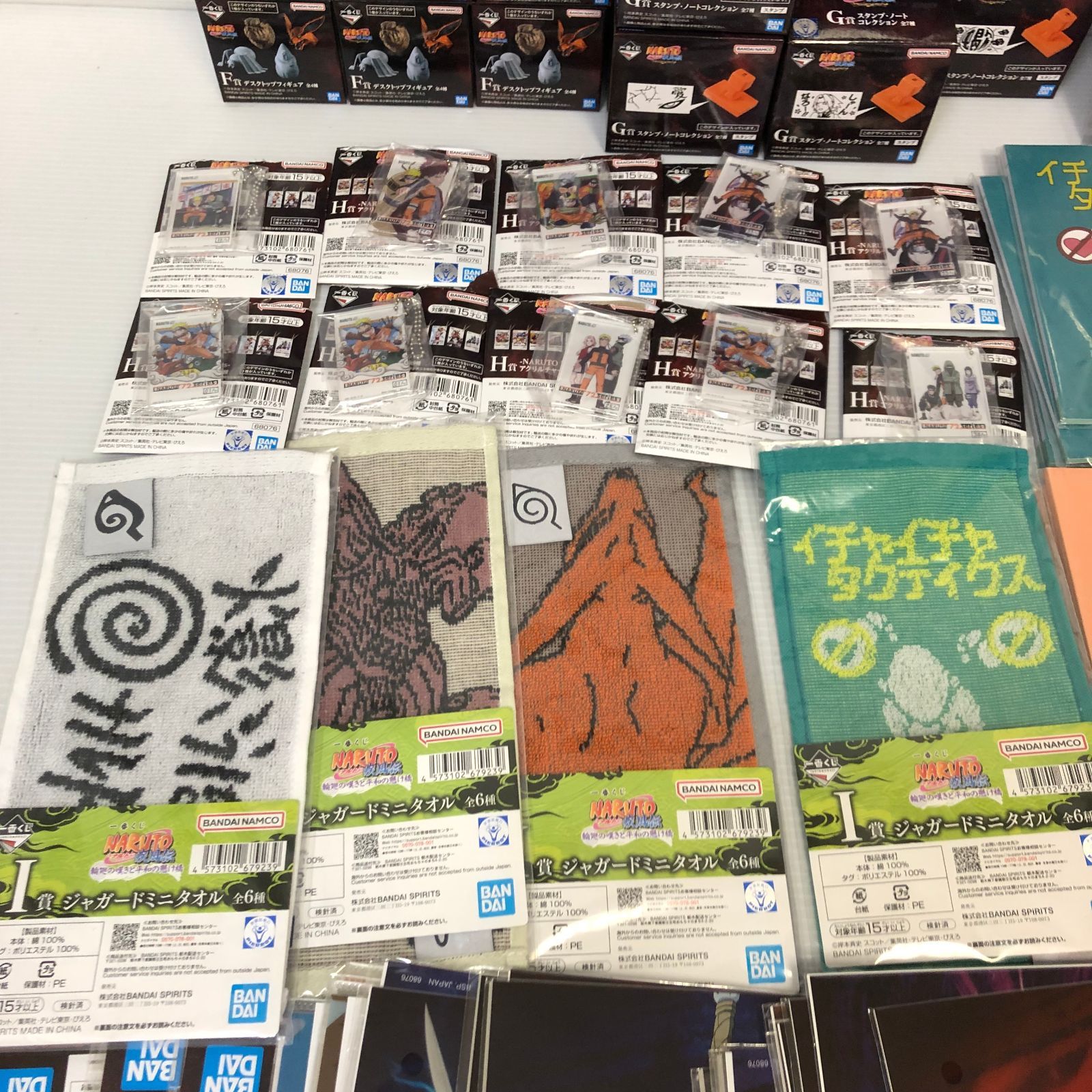 △100 一番くじ ナルト 疾風伝 風影奪還編 グッズ 下位賞まとめ 中古品