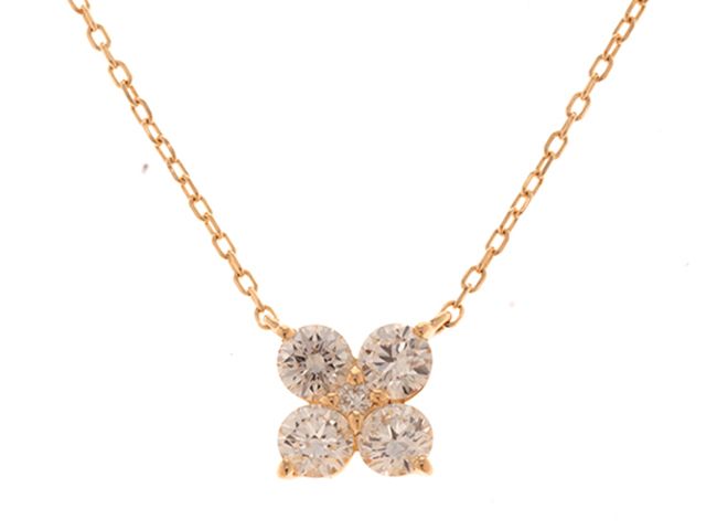 VENDOME AOYAMA　ヴァンドームアオヤマ　ジュエリー　貴金属･宝石　ネックレス　K18イエローゴールド　D0.42ct　2.0g 【中古】【432】