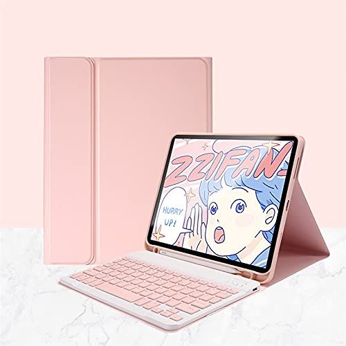Fire HD 10 Plus/HD 10 2021 キーボードケース 女性 カラーキーボード