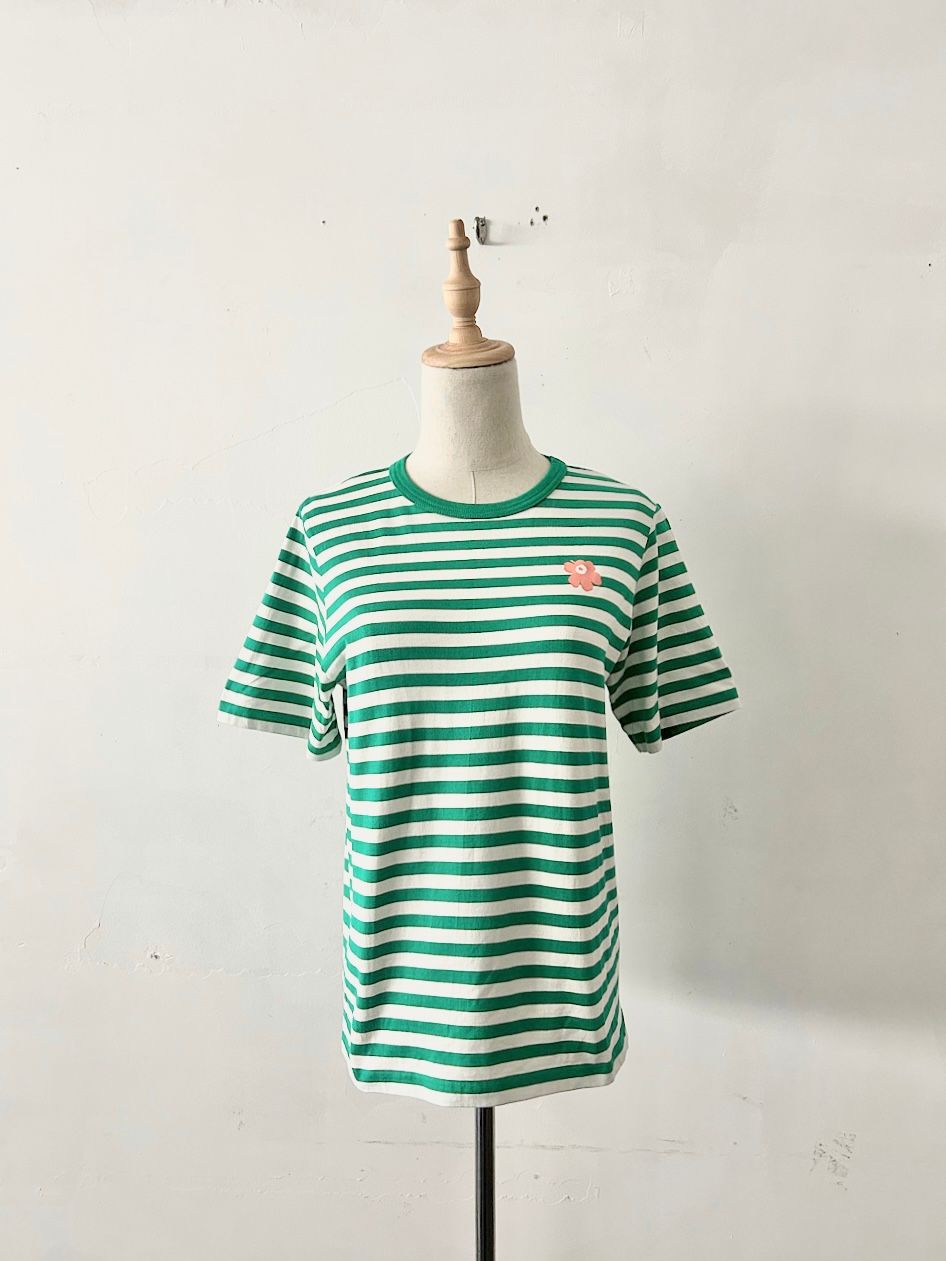 【美品】marimekko Kioski ボーダーTシャツ サイズXS