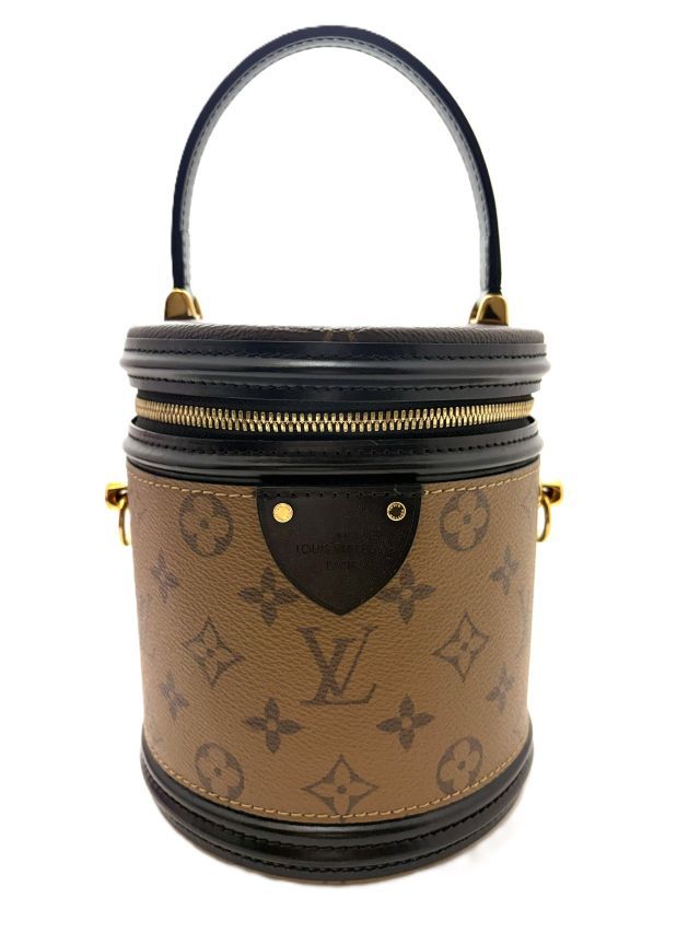 LOUIS VUITTON ルイ・ヴィトン バッグ カンヌ モノグラム・リバース/モノグラム ﾊﾞｯｸﾞ M43986 ショルダーバッグ PVC ブラック レディース【中古】436