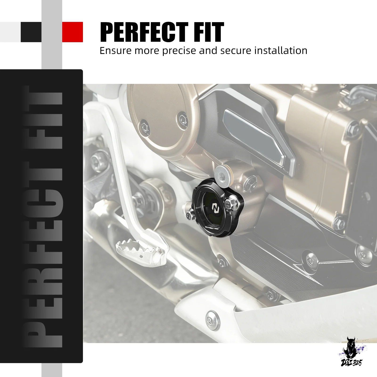 ホンダ CRF1000L/CRF1100L アフリカツイン DCT 用 透明オイルフィルターキャップ