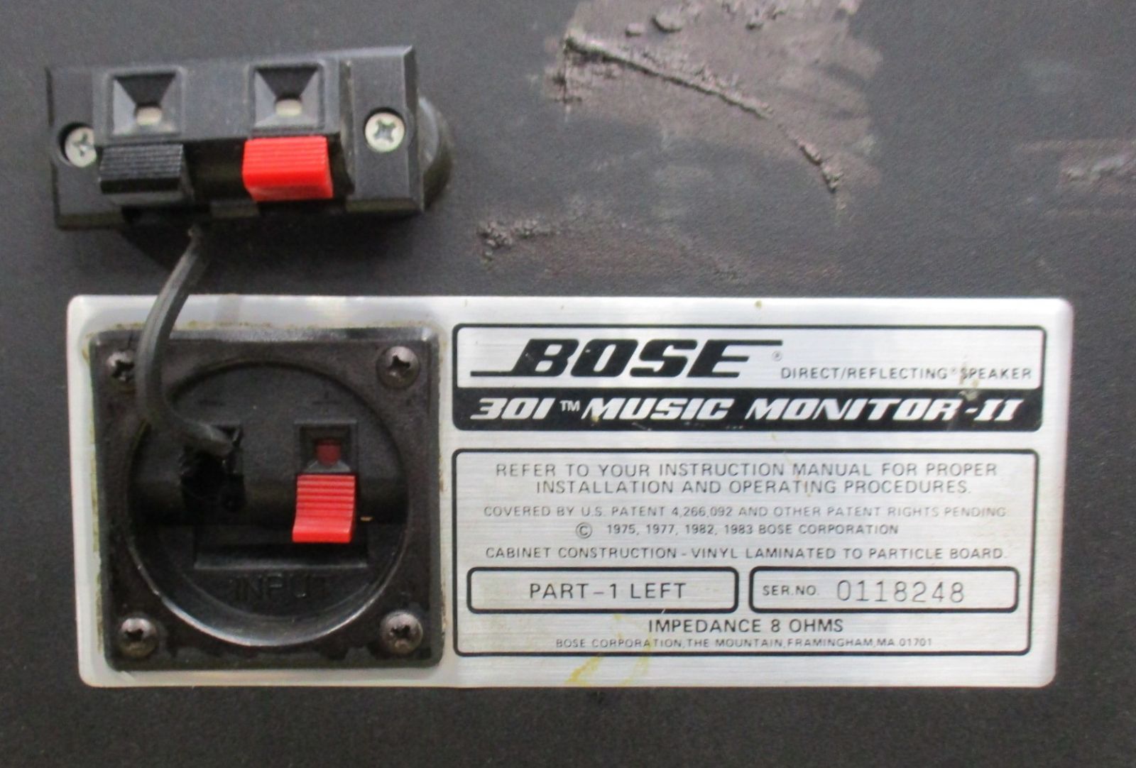 C144 BOSE 301 MUSIC MONITOR-Ⅱ ボーズ スピーカーペア - メルカリ