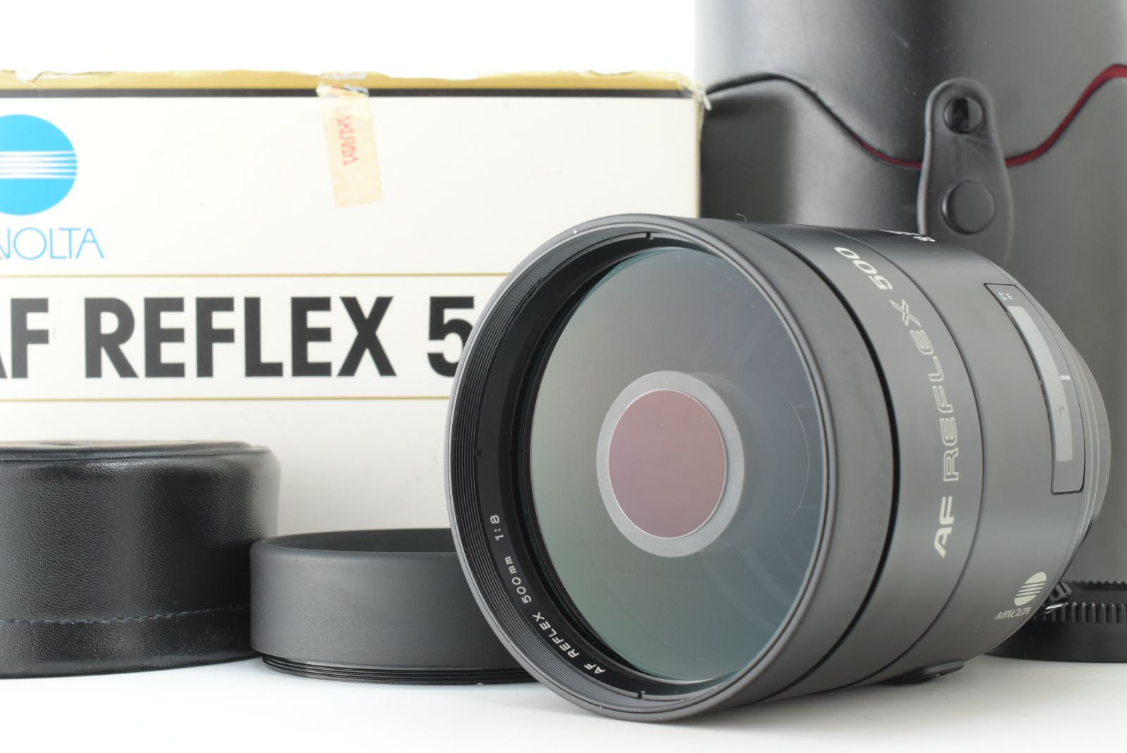 【美品】Minolta AF Reflex 500mm F8 Telephoto Mirror Lens For Sony A ミノルタ レンズ ソニーAマウント EF-TN-JP2594