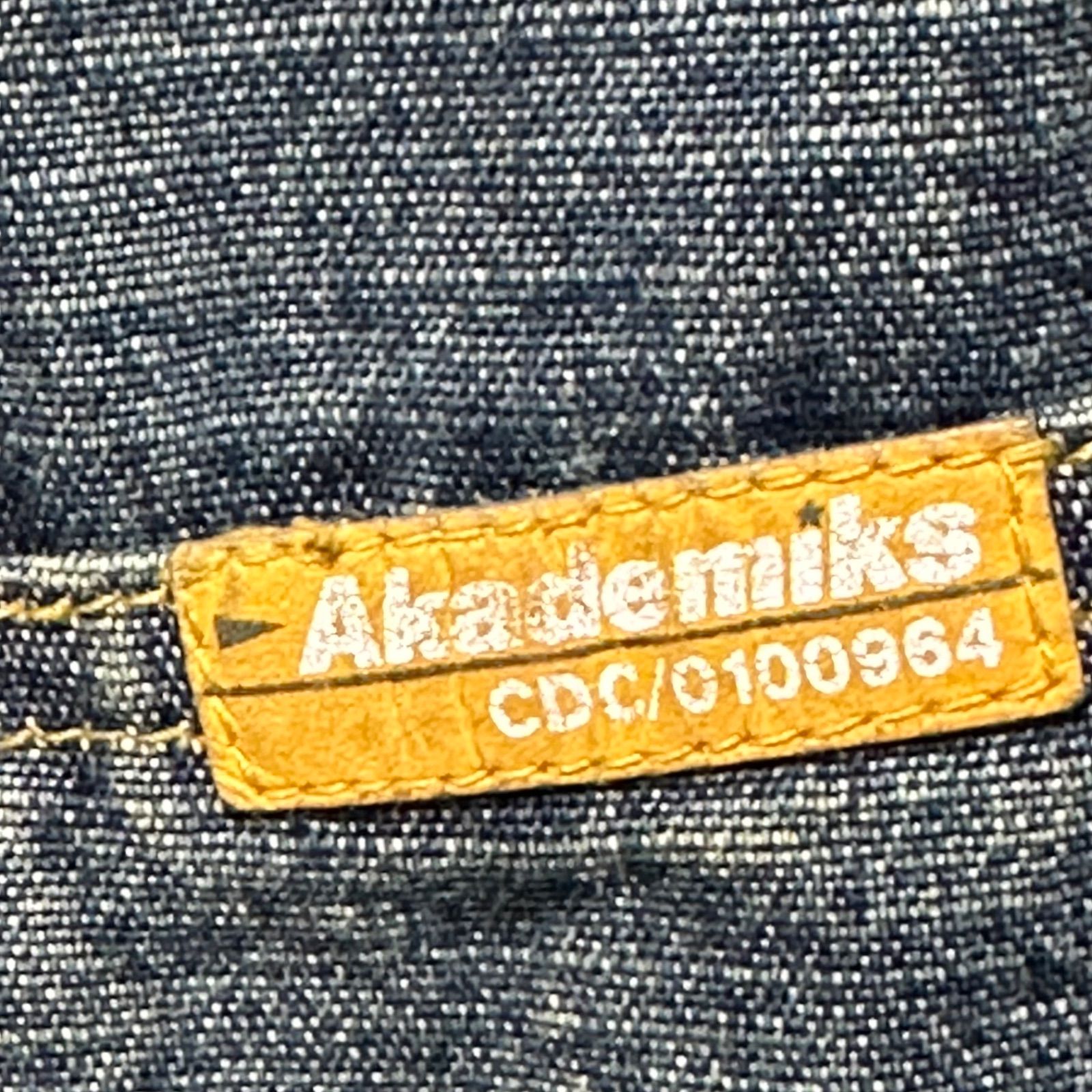 00s Akademiks アカデミクス W34 極太 バギーデニム ペインターパンツ 