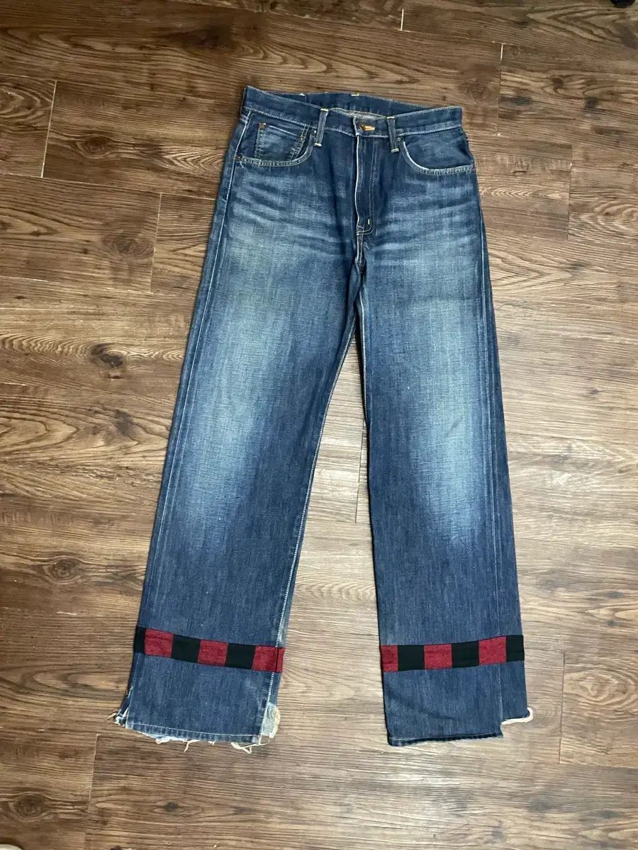 EDWIN 日本版 505 セルビッジ デニム パンツ