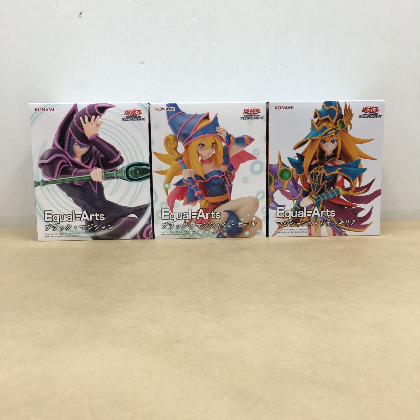 未開封 遊戯王デュエルモンスターズ Equal=Arts フィギュア 3種セット