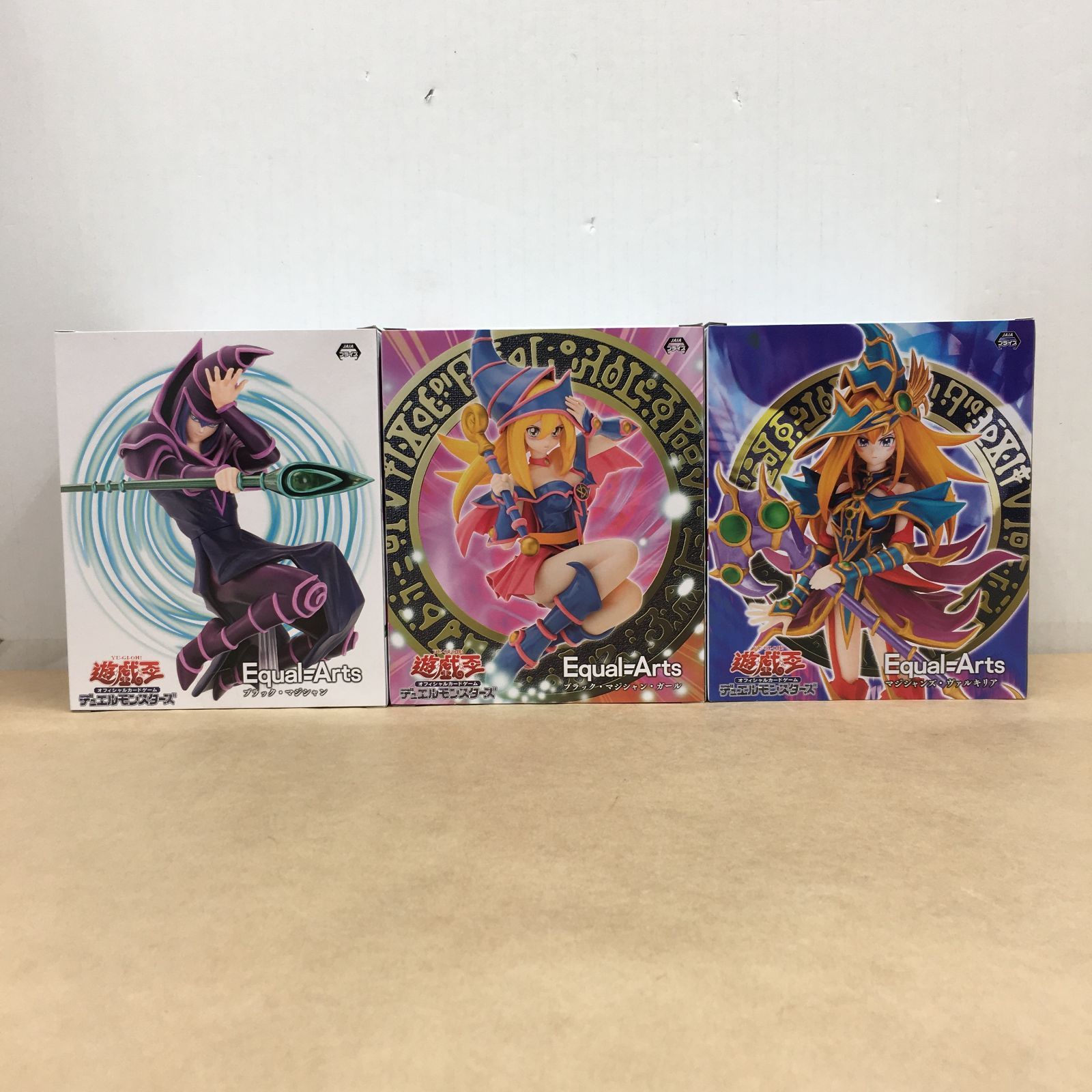 未開封 遊戯王デュエルモンスターズ Equal=Arts フィギュア 3種セット