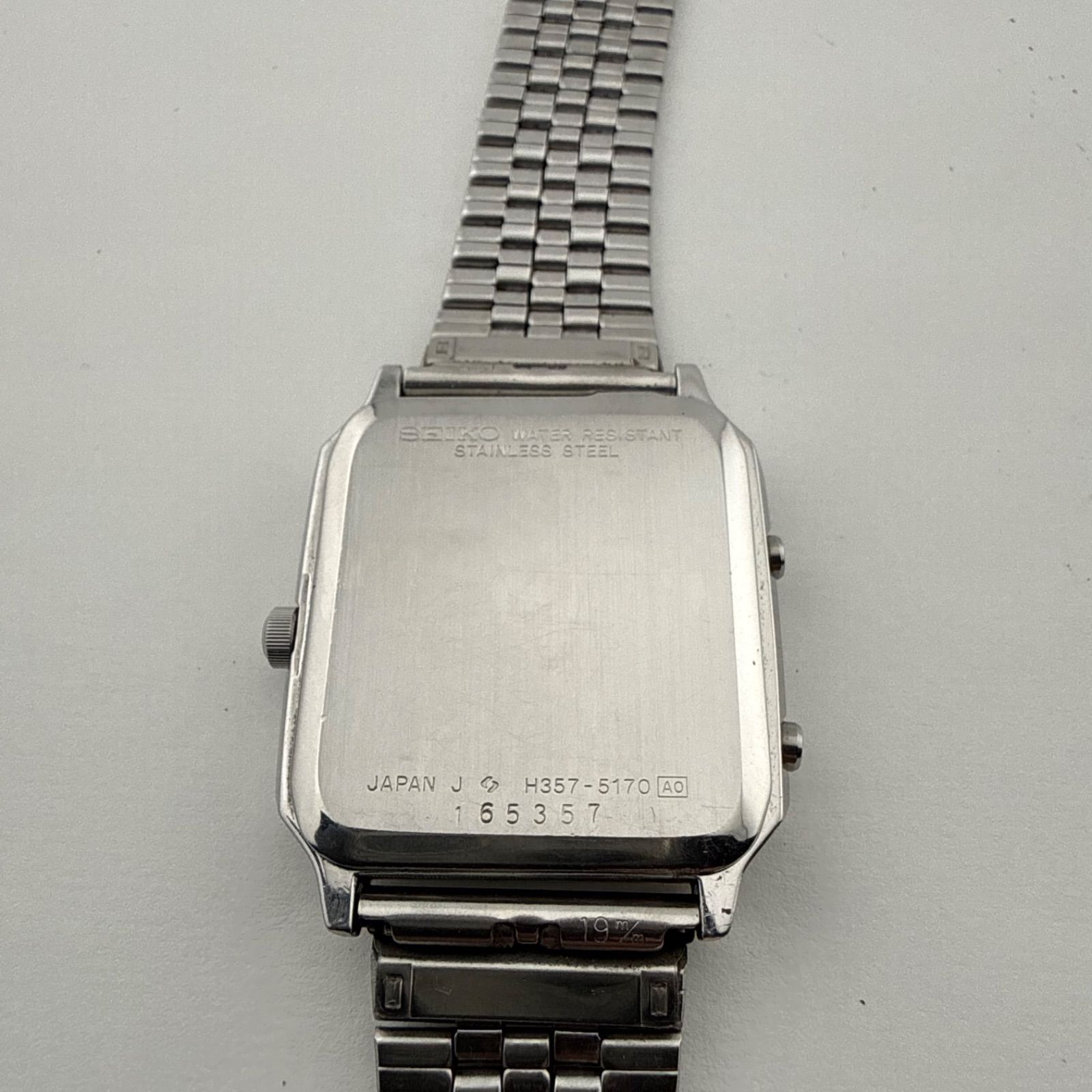 SEIKO H357-5170 セイコー アナデジ メンズ 腕時計 クォーツ 稼働品