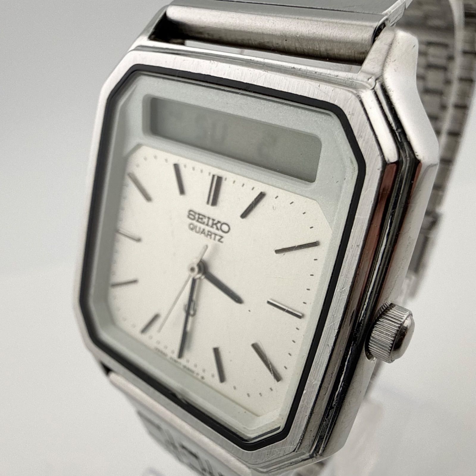 SEIKO H357-5170 セイコー アナデジ メンズ 腕時計 クォーツ 稼働品