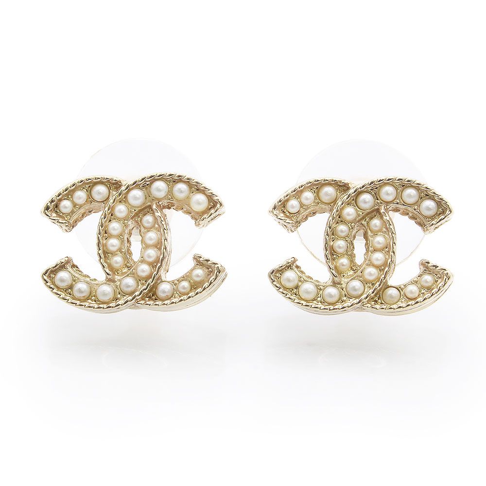 シャネル AB0670 ココマーク パール シャンパンゴールド ピアス 箱付 CHANEL（新品・未使用品） 59,822円